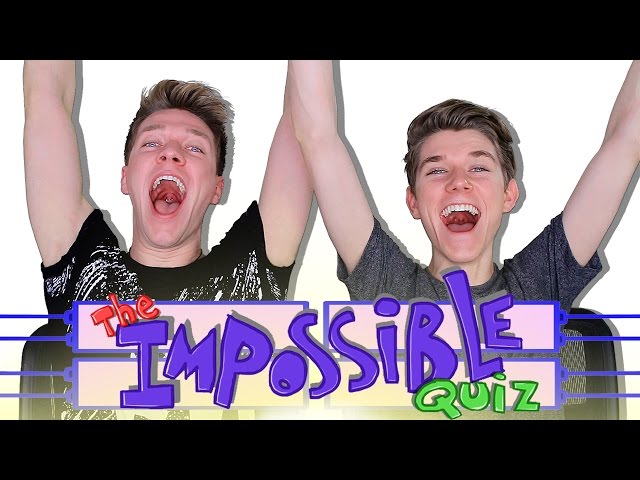 The IMPOSSIBLE QUIZ Challenge (Fail) Sibling Tag | Collins Key vs Devan Key