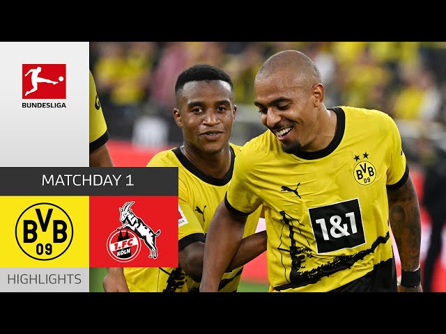 Borussia Dortmund - 1. FC Köln 1-0 | Highlights | Matchday 1 – Bundesliga 2023/24