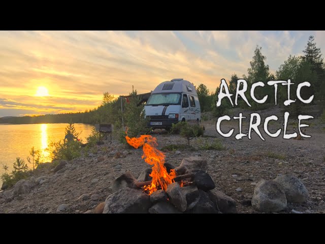 VAN LIFE in the ARCTIC CIRCLE - after DRIVING the LENGTH of EUROPE!
