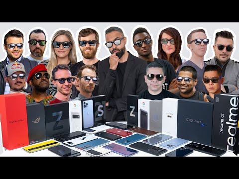 Which SMARTPHONES Do We Actually Use? YOUTUBER Edition ft. MKBHD, Linus Tech Tips, iJustine + More