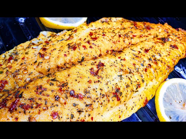 Only 2 Ingredients Oven Baked Fish Fillet In 2 minutes | Lemon Pepper Baked Fish