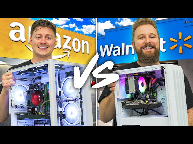 Amazon vs Walmart Prebuilt Gaming PC Challenge!