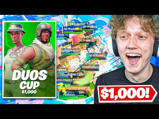 I Hosted a $1,000 DUOS Tournament in Fortnite (Qualifiers)