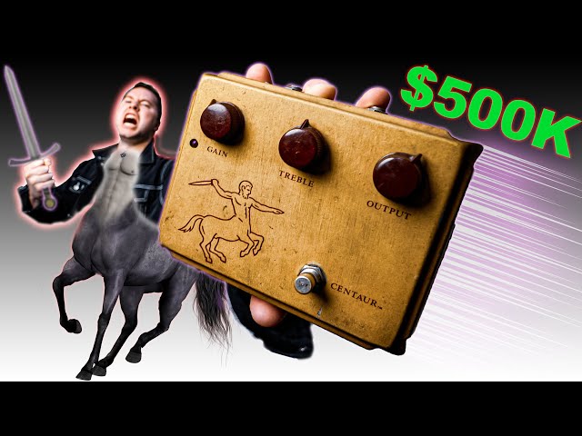 I "Bought" a $500,000 Guitar Pedal (the first Klon ever)