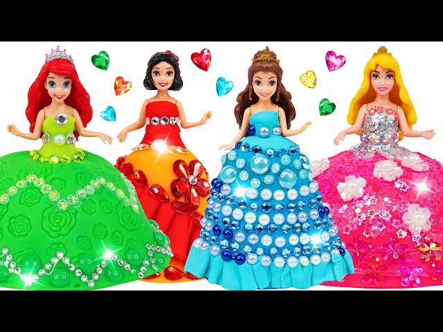 Disney Princess Dolls - How to Make Awesome Outfits out of Clay