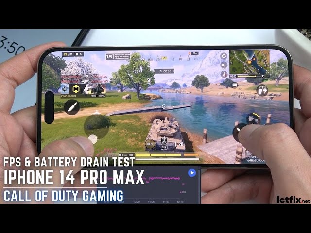 iPhone 14 Pro Max Call of Duty Gaming test CODM | Apple A16, 120Hz Display