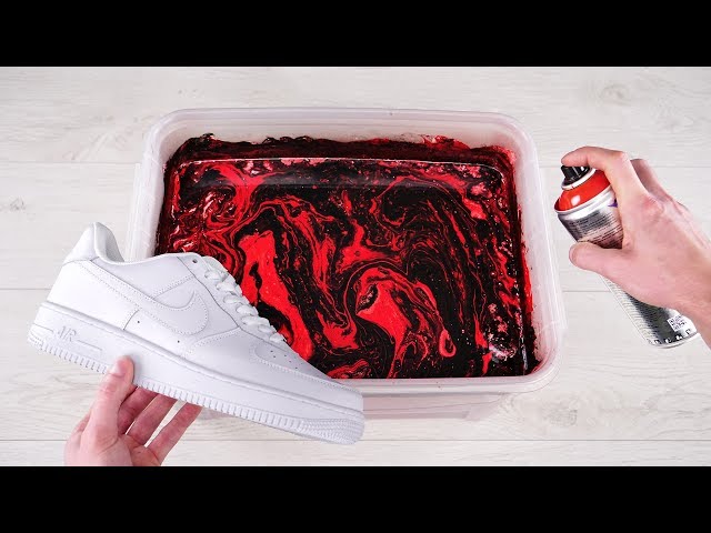 Customize your Nike AIR Force with Hydro Dipping
