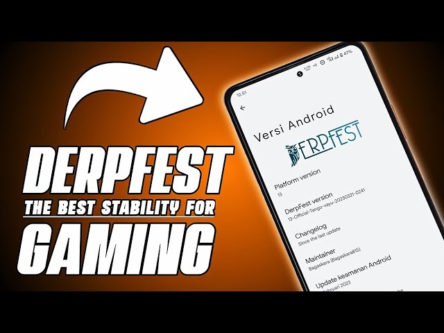 Saya gak suka rom ini - Rom Gaming Terkencang Android 13 poco x3 pro - DerpFest Tango Official !!!