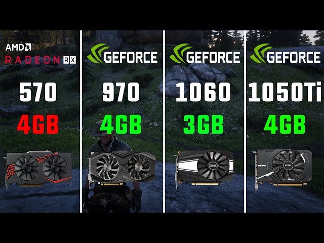 RX 570 vs GTX 970 vs GTX 1060 vs GTX 1050 Ti Test in 9 Games