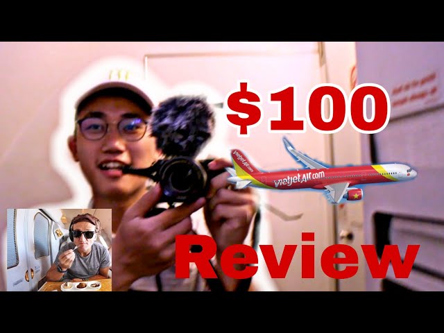 About $100 Vietjet Airplane Review | By myanmar youtuber ZLN