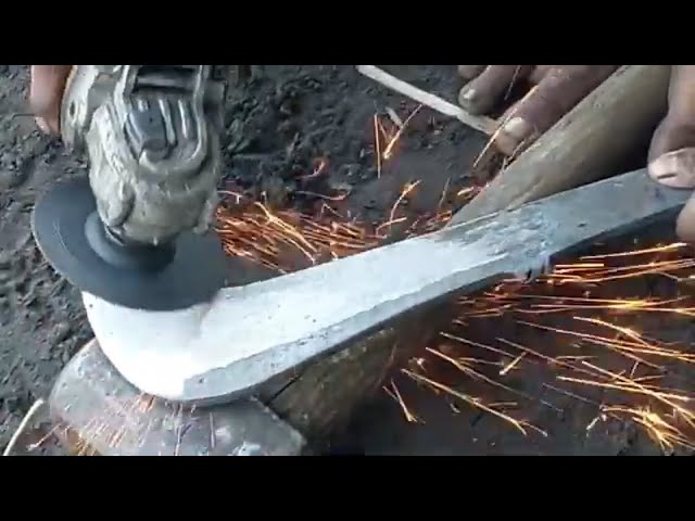 billhook|bill hook manufacturing process|billhook machete making|blacksmith work|bill hook tool