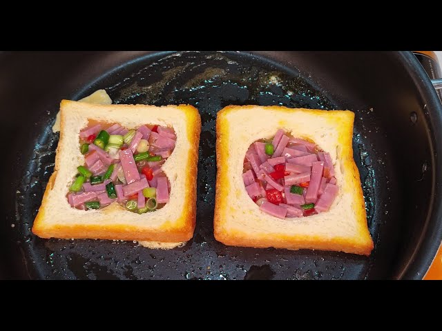 EASY AND FAST TOAST FOR BREAKFAST | JUST 10 MINUTES | YOU MUST TRY IT