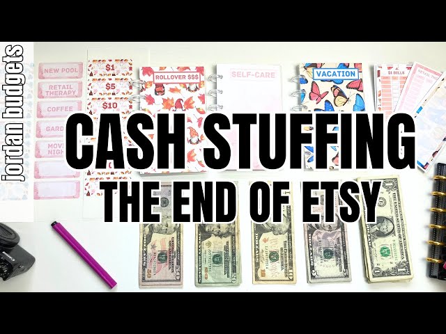 FIRST CASH STUFFING OF DECEMBER 2023 | THE END OF ETSY | WHERE IVE BEEN | JORDAN BUDGETS