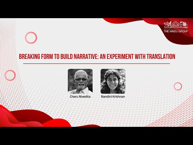 Charu Nivedita on the concept of transgressive narration | The Hindu Lit Fest 2024