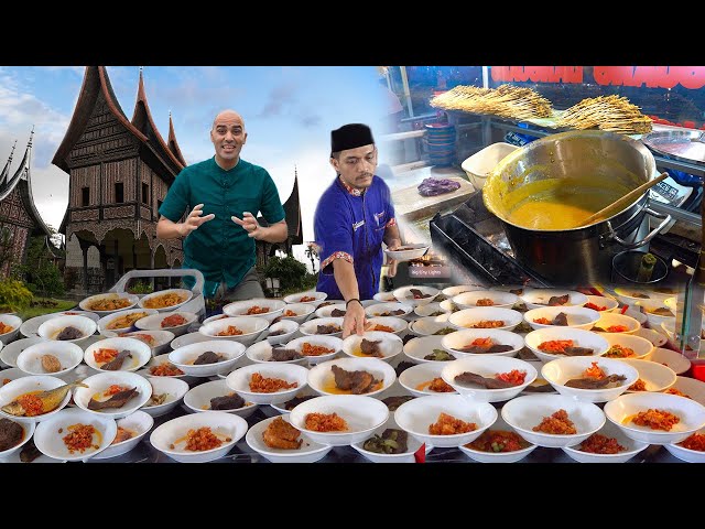 #1 HALAL RESTAURANT in Indonesia - 24 HOURS Indonesian street food in Padang, Indonesia