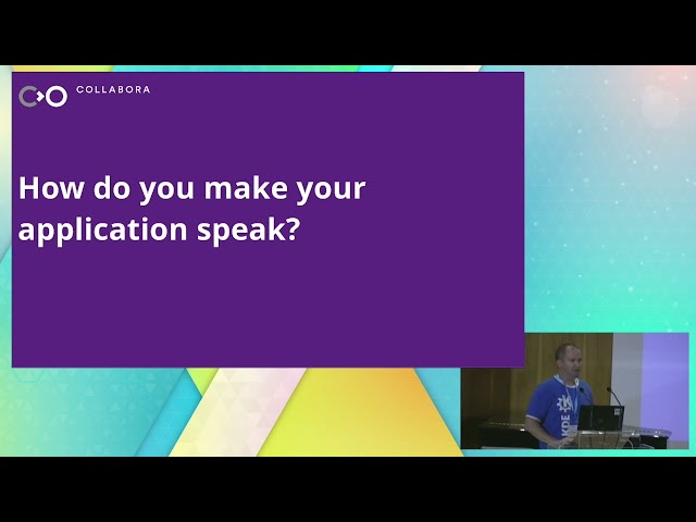 Akademy 2023:  Make it talk: Adding speech to your application.