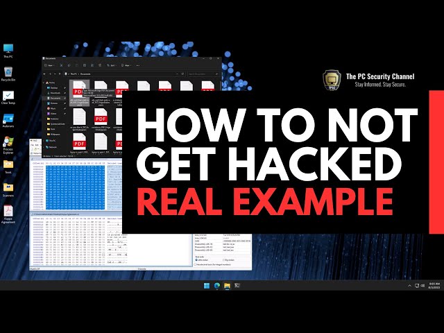 How to not get hacked: real example