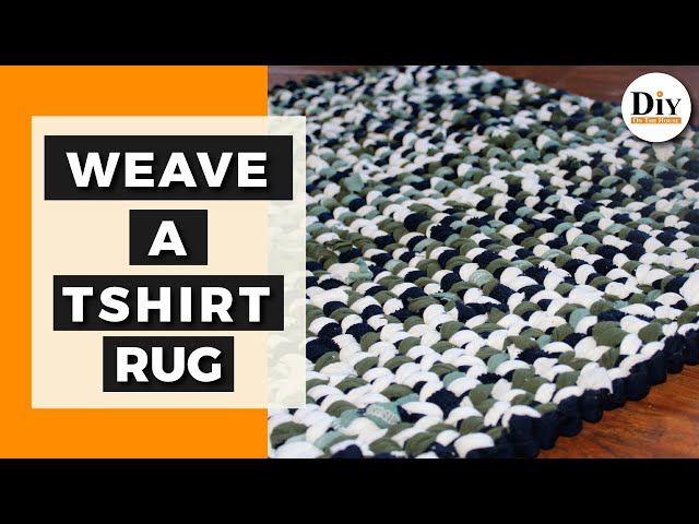 Tshirt Rug - Use Tshirts to Weave a Rug | Recycle T Shirts