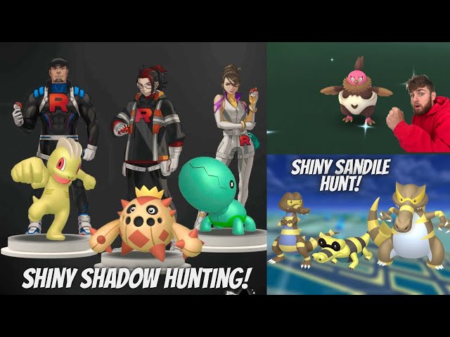 ✨Shiny Sandile Hunt and Shiny Shadow Hunting In Pokemon Go!✨