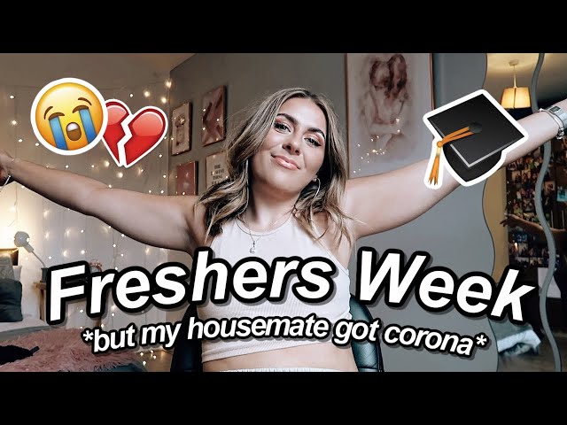 Freshers Week Vlog 2020  *but my housemate got covid so we had to isolate*