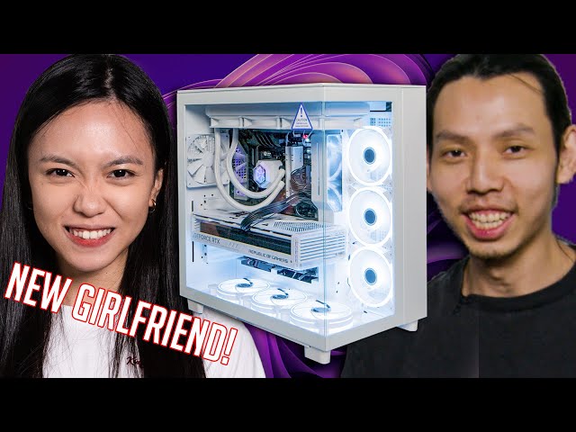 Teaching My NEW Girlfriend How To Build a Custom PC | Also NVIDIA DLSS 3 & Ray Tracing