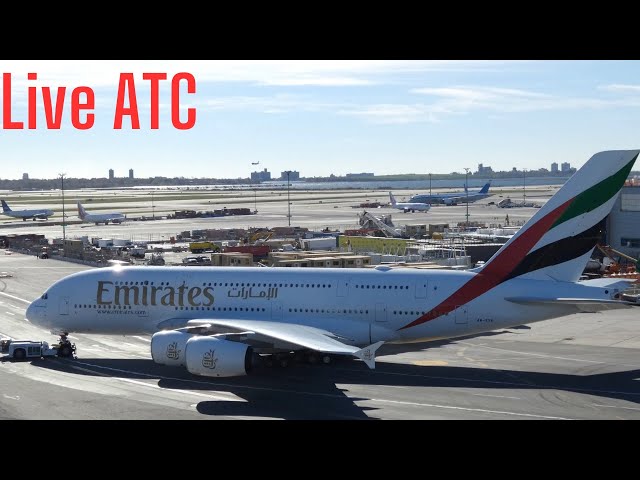 Plane Spotting at John F. Kennedy International Airport  | Live ATC