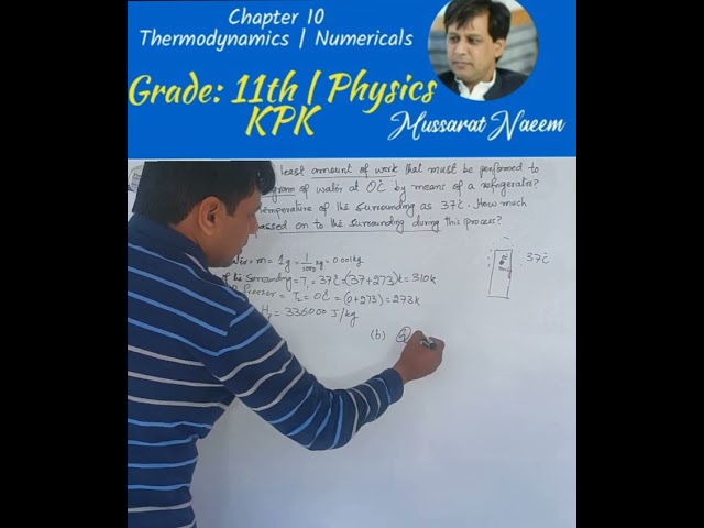 NQ 10.6 | Grade 11 | Thermodynamics