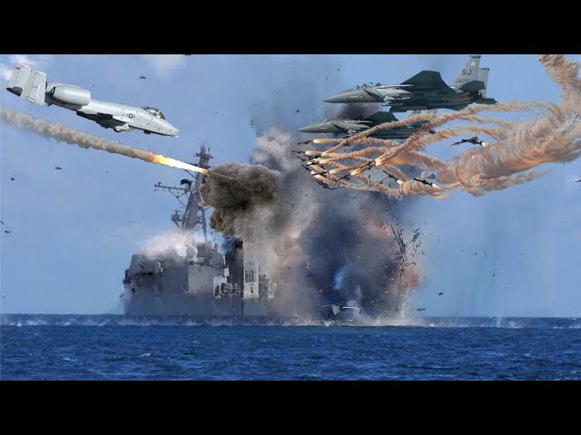 U.S. A-10 and F-15 Squadrons Attack Rebel Ships in the Red Sea