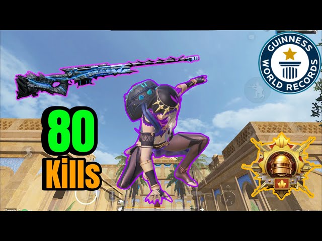 Wow!!🤩 80 Kills In 3 Matches 🔥😱 My Faster Aggressive GamePlay With AWM/AMR❤️😈 | PUBG MOBILE |