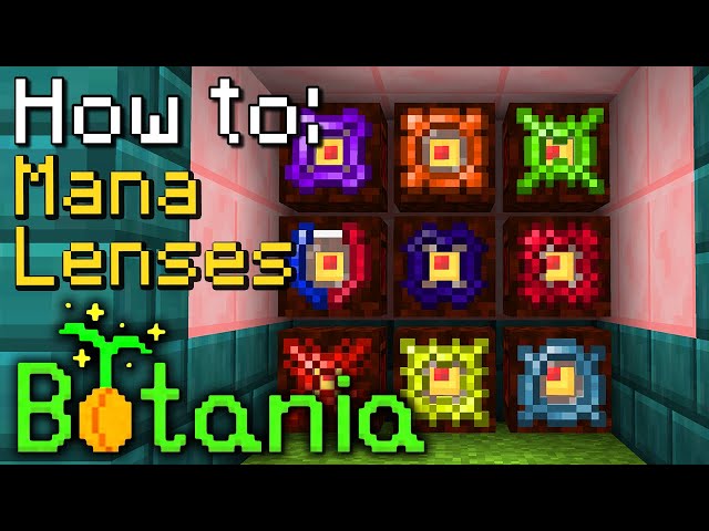 How to: Botania | Mana Lenses (Minecraft 1.16.5)