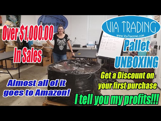 Via Trading PALLET UNBOXING - Over $1,000.00 in Sales Easily - Get a discount - Online Reselling