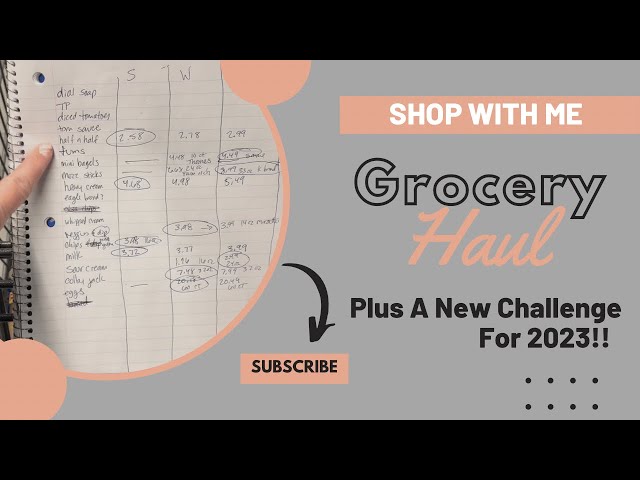 Last Grocery Haul of 2022 | Introducing A New Challenge For 2023! | Shop With Me