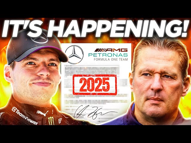 HUGE UPDATE Just Got LEAKED About Verstappen JOINING Mercedes!