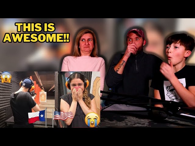 Graham Family Reacts To Brits Shoot Guns for the first time in TEXAS!