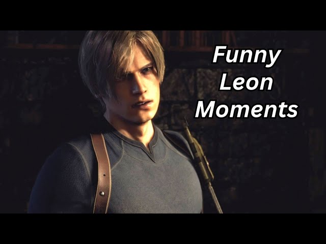 Funny Leon Moments in Resident Evil 4 Remake (Cutscenes + Dialogues)