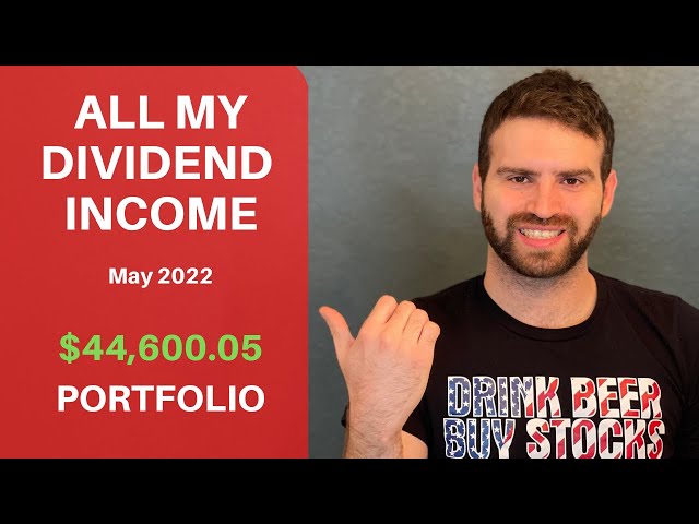 Dividend Income From My $44,600 Dividend Stock Portfolio I May 2022