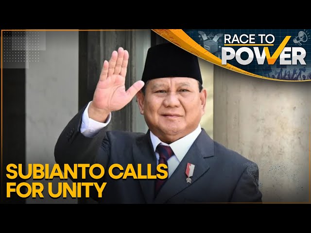 Indonesia: Prabowo Subianto addresses ceremony confirming his victory | Race to Power
