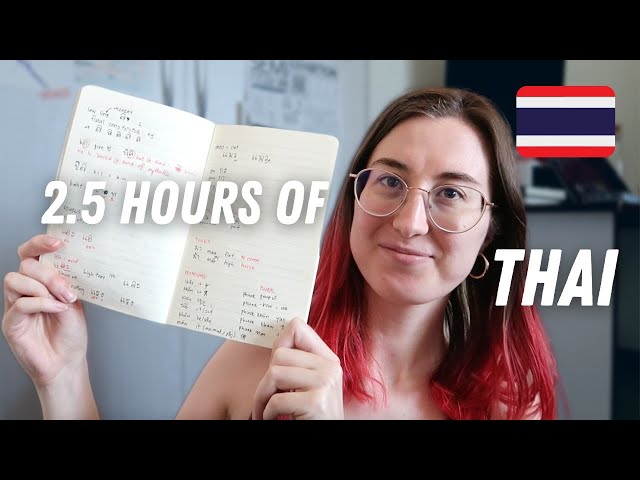 My first few hours of learning Thai 🇹🇭 + Resources