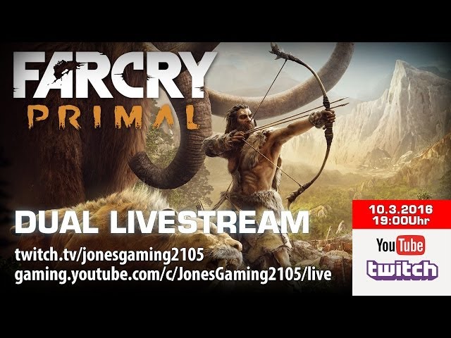 Far Cry Primal Livestream Deutsch [Part 1] [Let's Play Far Cry Primal Deutsch German HD]