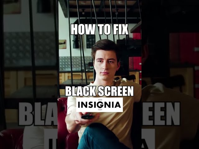 Black Screen on an Insignia TV? Do this! 📺 #Shorts