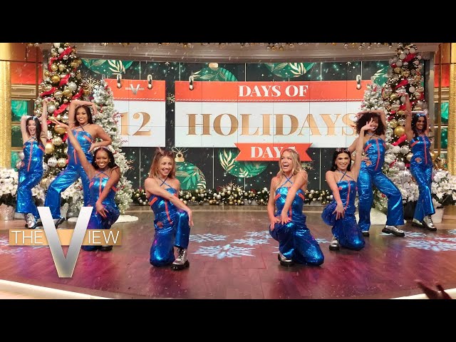 Celebrating Day 5 of '12 Days of Holidays' with the NBA and Knicks City Dancers! | The View