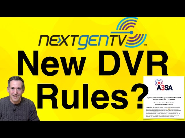ATSC 3 News: Broadcasters Set New Rules for DVRs / Gateways like the HDhomerun and Tablo