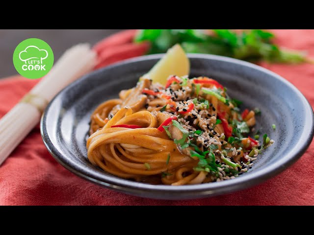 Ramen noodles with peanut sauce | Simple recipe