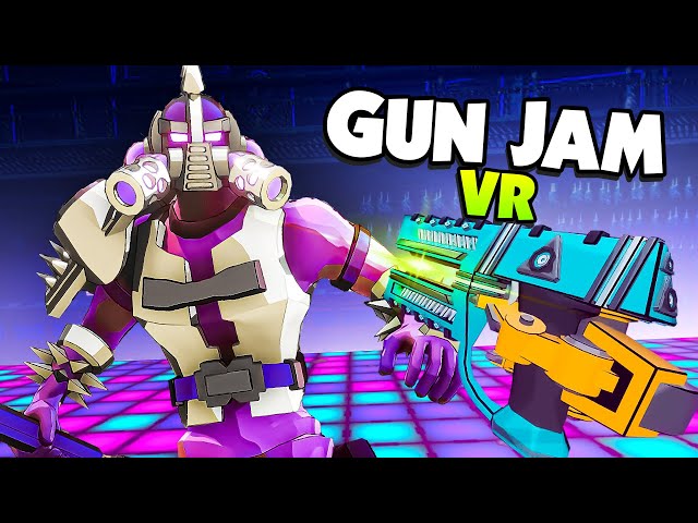 Shoot, Dodge, and Dance to the Beat in this Epic VR Game! - Gun Jam VR