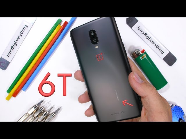 OnePlus 6T Durability Test! - Scratch Burn and BEND Tested!