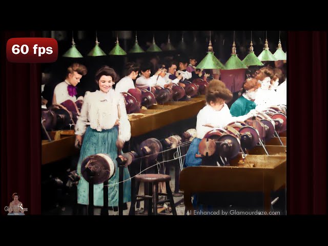 Women at Work - Westinghouse Electric 1904 |  AI Enhanced 4K 60fps