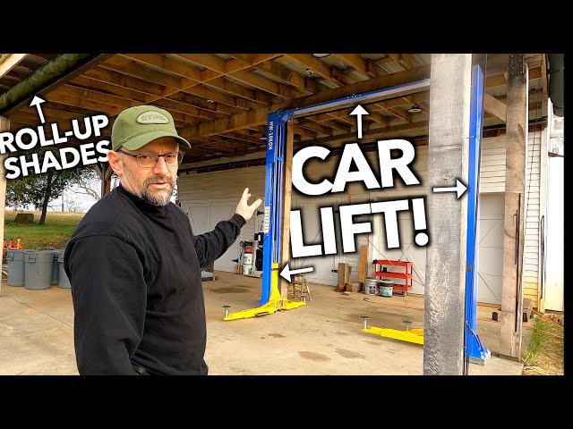 Installing a 2-Post Vehicle Lift And Other Big Shop Improvements.