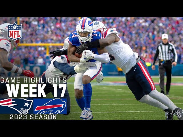 New England Patriots vs. Buffalo Bills Game Highlights | NFL 2023 Week 17