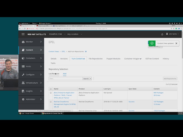 Patching and Software Management using Red Hat Satellite (and demonstration)