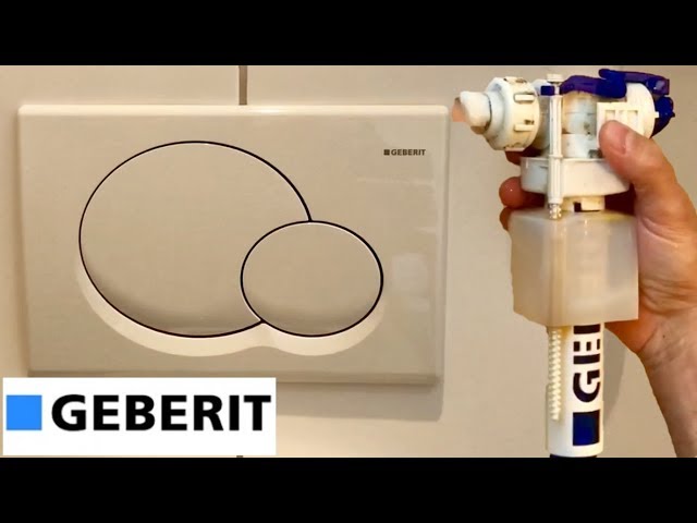 How to repair Geberit toilet flush